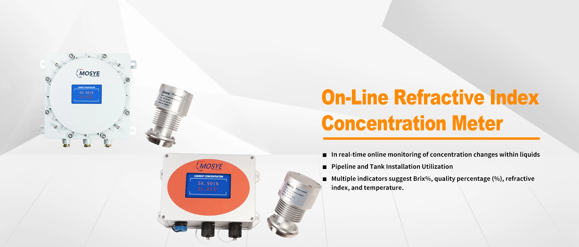 On-Line Refractive Index Concentration Meter