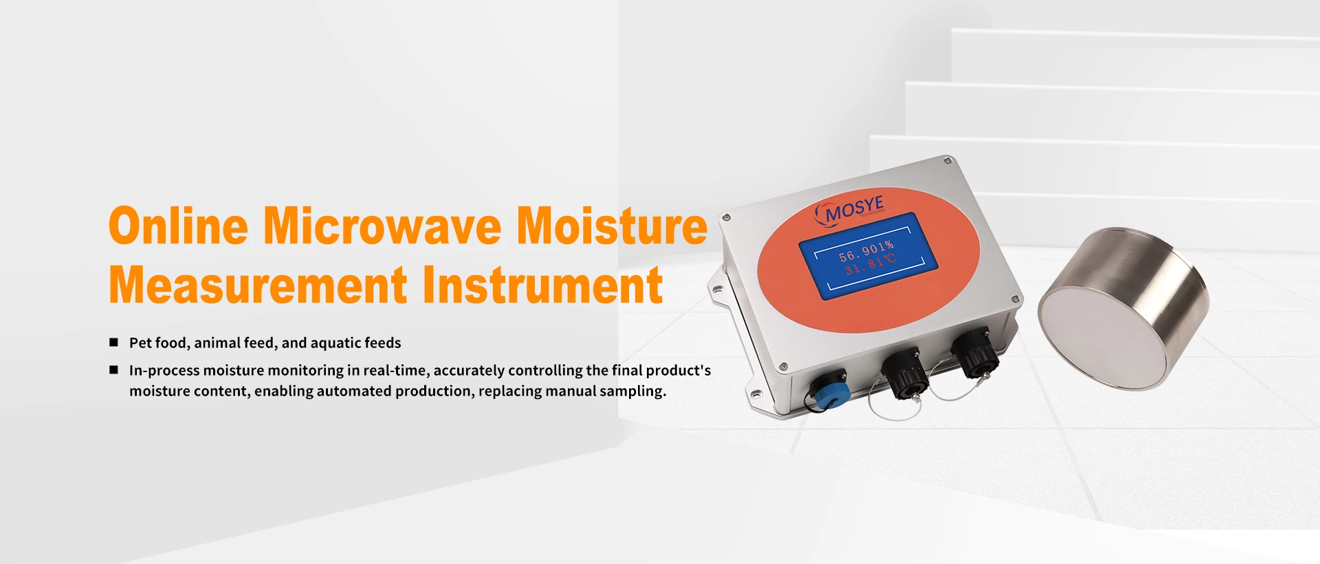 Online Microwave Moisture Measurement Instrument